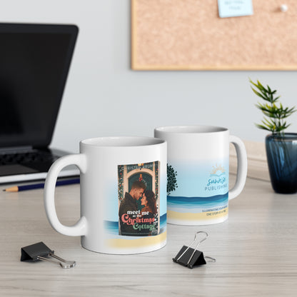 Jonathon Island-Meet Me at the Christmas Cottage - White Mug 11oz