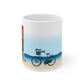 Jonathon Island-Meet Me at Sunset Cove - White Mug 11oz