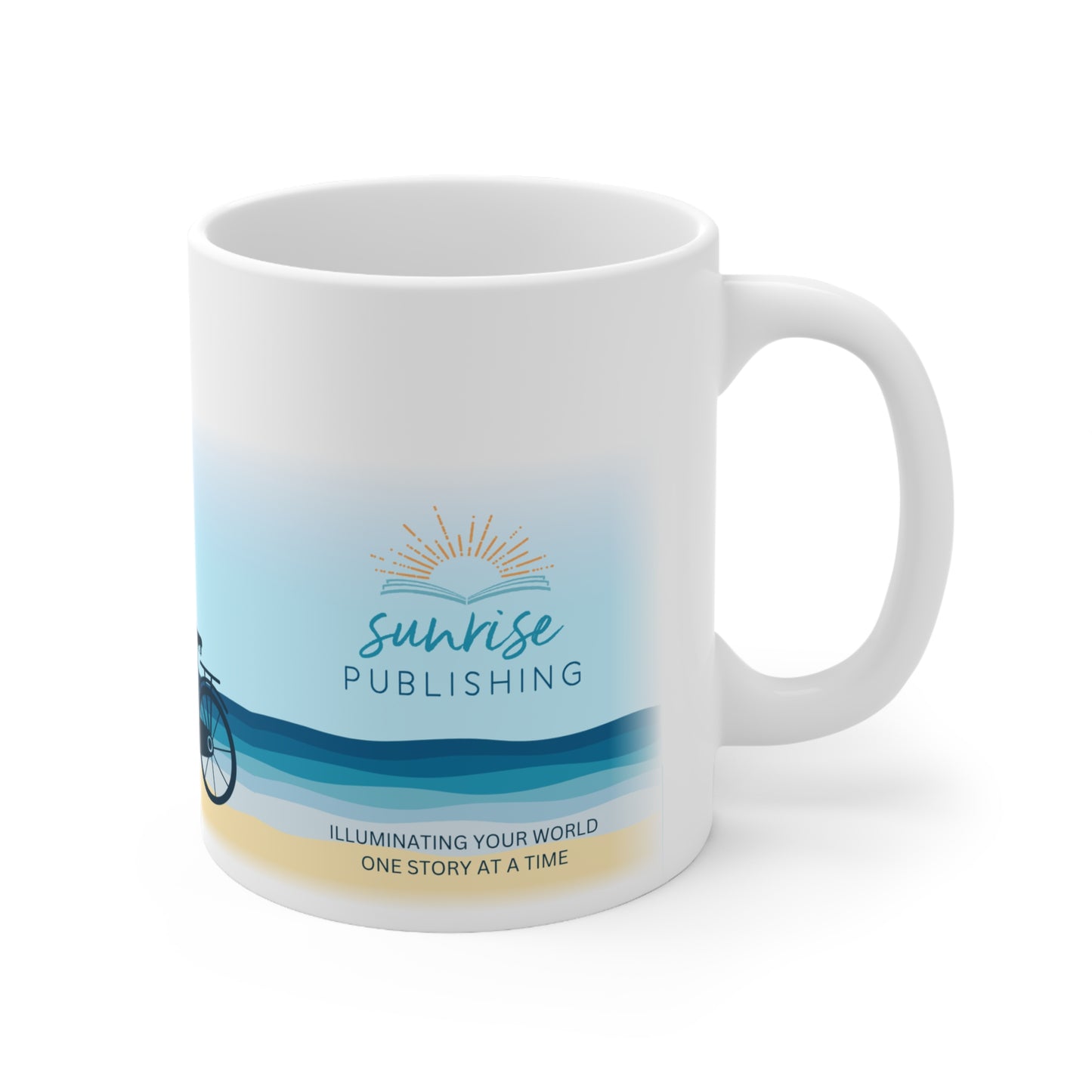 Jonathon Island-Meet Me at Sunset Cove - White Mug 11oz