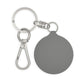 "Drink coffee. Read books. Love Jesus." Keyring Tag